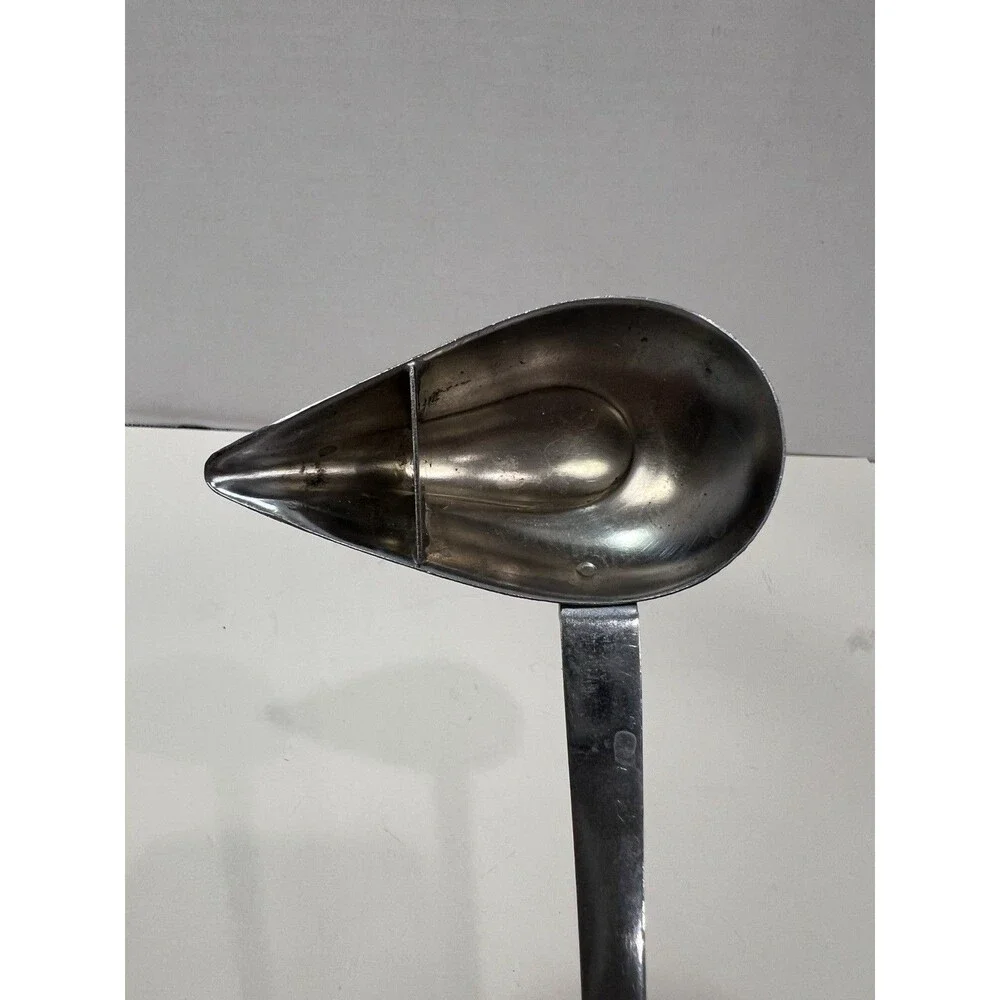 Vintage Japan Tea Bag Strainer Holder Handled Silver Hanging Spoon 8.5